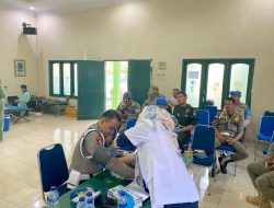 Dukung Program Kapolda Banten Guyub TNI Polri Bidpropam Laksanakan Donor Darah Dalam HUT POMAD