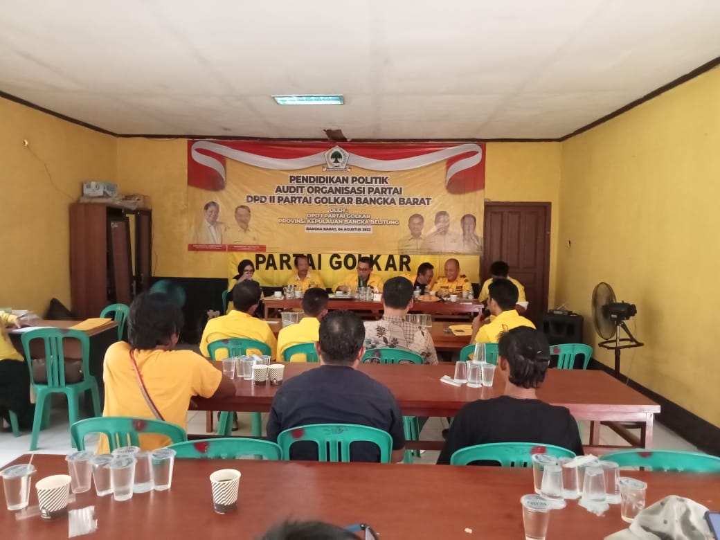 Konsolidasi dan Audit partai Golkar, Dewan pimpinan Daerah tingkat satu Ke Bangka Barat