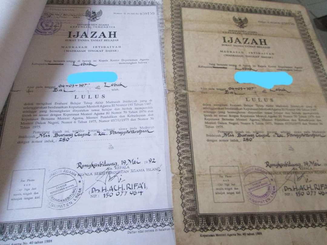 Diduga Adanya Kabar Ijasah Palsu Milik Salah Satu Bakal Calon (Balon) Di Desa Pondokpanjang