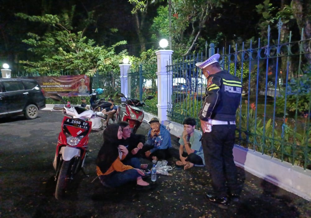 Cegah Balap Liar, Ops Zebra Maung 2022 Polres Lebak Berikan Penindakan Secara Hunting System