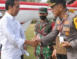 Polres Bangka Barat Laksanakan Pengamanan Kunjungan Presiden RI Ke Bangka Barat