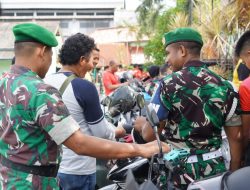 Korem 064/MY Lakukan Pemeriksaan Kendaraan Dinas Maupun Pribadi Korem 064/MY Lakukan Pemeriksaan Kendaraan Dinas Maupun Pribadi