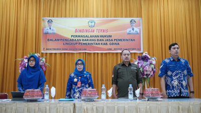 Hindari Permasalahan Hukum Saat Pengadaan Barang dan Jasa Pemkab Gowa Lakukan Bimtek.