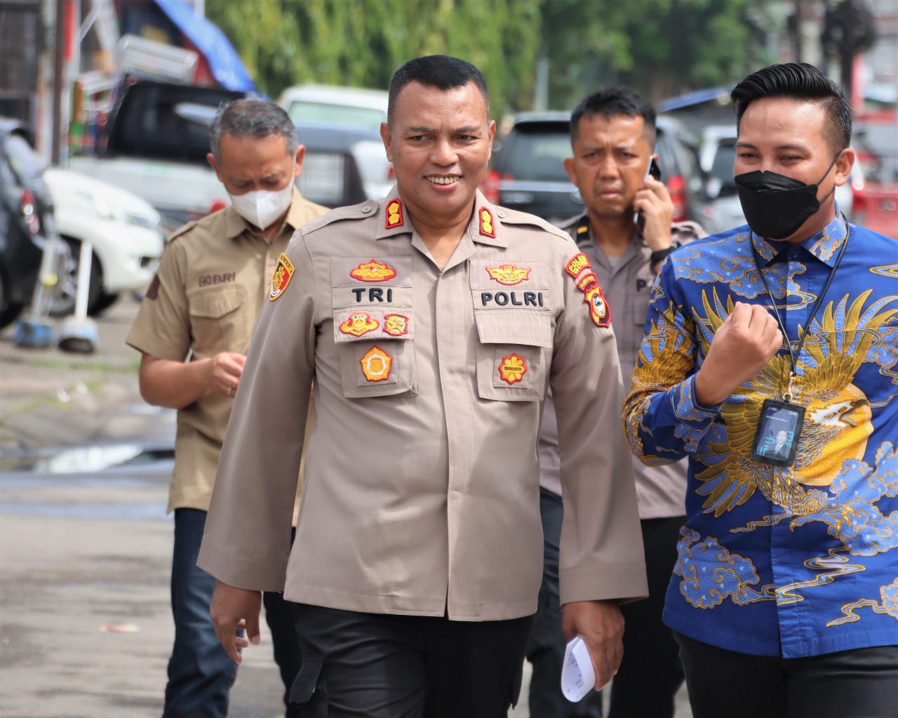 Pembangunan Posyandu Bhayangkari Cabang Gowa di Mulai, Kapolres Gowa Lakukan Peletakan Batu Pertama