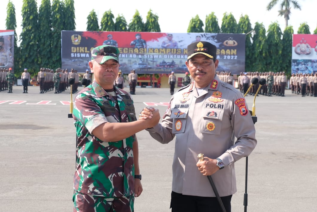 Kapolda Sulsel Buka Pendidikan Dan Pelatihan Integrasi TNI – Polri 2022 di SPN Batua Polda Sulsel
