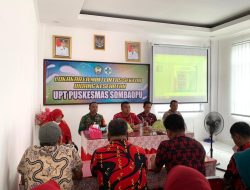 Kapolsek Samba Opu Hadiri Kegiatan Lokakarya Mini Lintas Sektoral.*