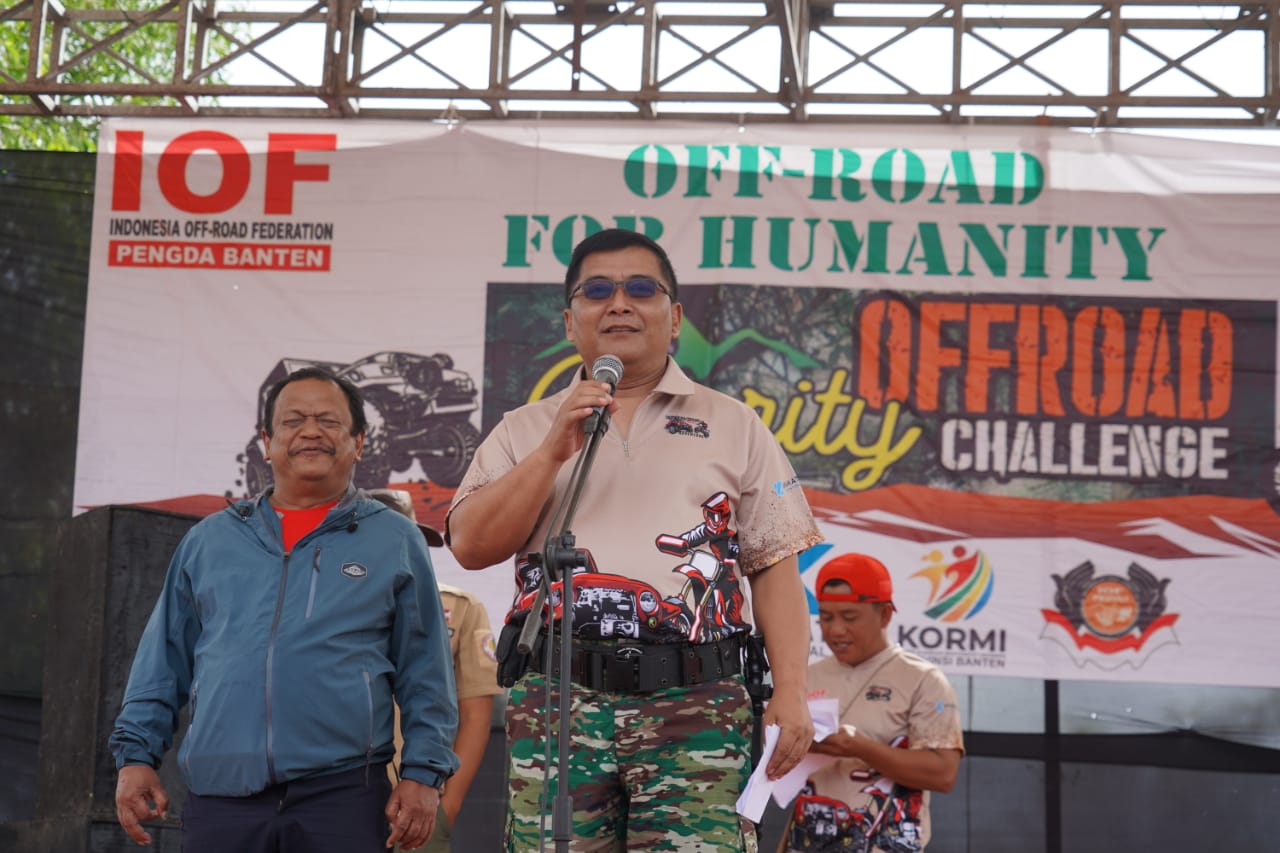 Buka Charity Offroad Challenge, Brigjen TNI Tatang Subarna Jajal Track Offroad