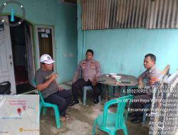 kapolsek Warunggunung Polres Lebak beserta Panit II Binmas Menindaklanjuti Program Quick Wins Presisi Kapolri Sambangi Masyarkat