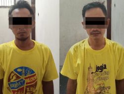 Polsek Way Tuba Ringkus Dua Pelaku Curi 69 Buah Tandan Sawit di Kampung Bumi Dana