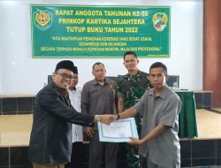 Evaluasi Hasil Kerja, Primkop Kartika Sejahtera Laksanakan kegiatan Rapat Anggota Tahunan Evaluasi Hasil Kerja, Primkop Kartika Sejahtera Laksanakan kegiatan Rapat Anggota Tahunan