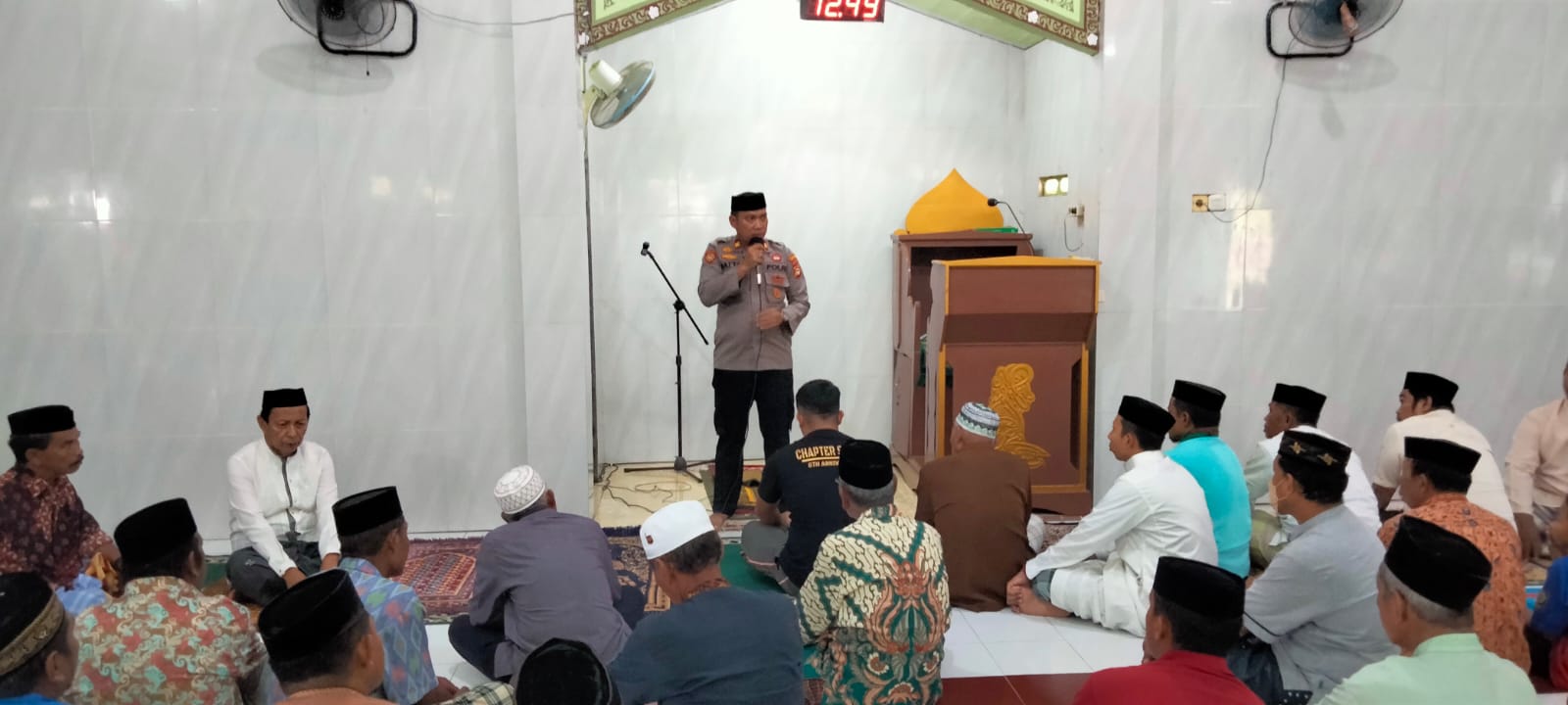 Gelar Giat Jum’at Curhat, Ini Imbauan Kapolsek Mapsu