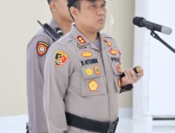 Kapolres Lebak Pimpin Upacara Sertijab Kasihumas Polres Lebak dan Tujuh Kapolsek Jajaran