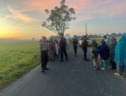 Cegah Aksi Balap Liar, Satuan Samapta Lakukan Patroli Usai Pelaksanaan Sholat Subuh