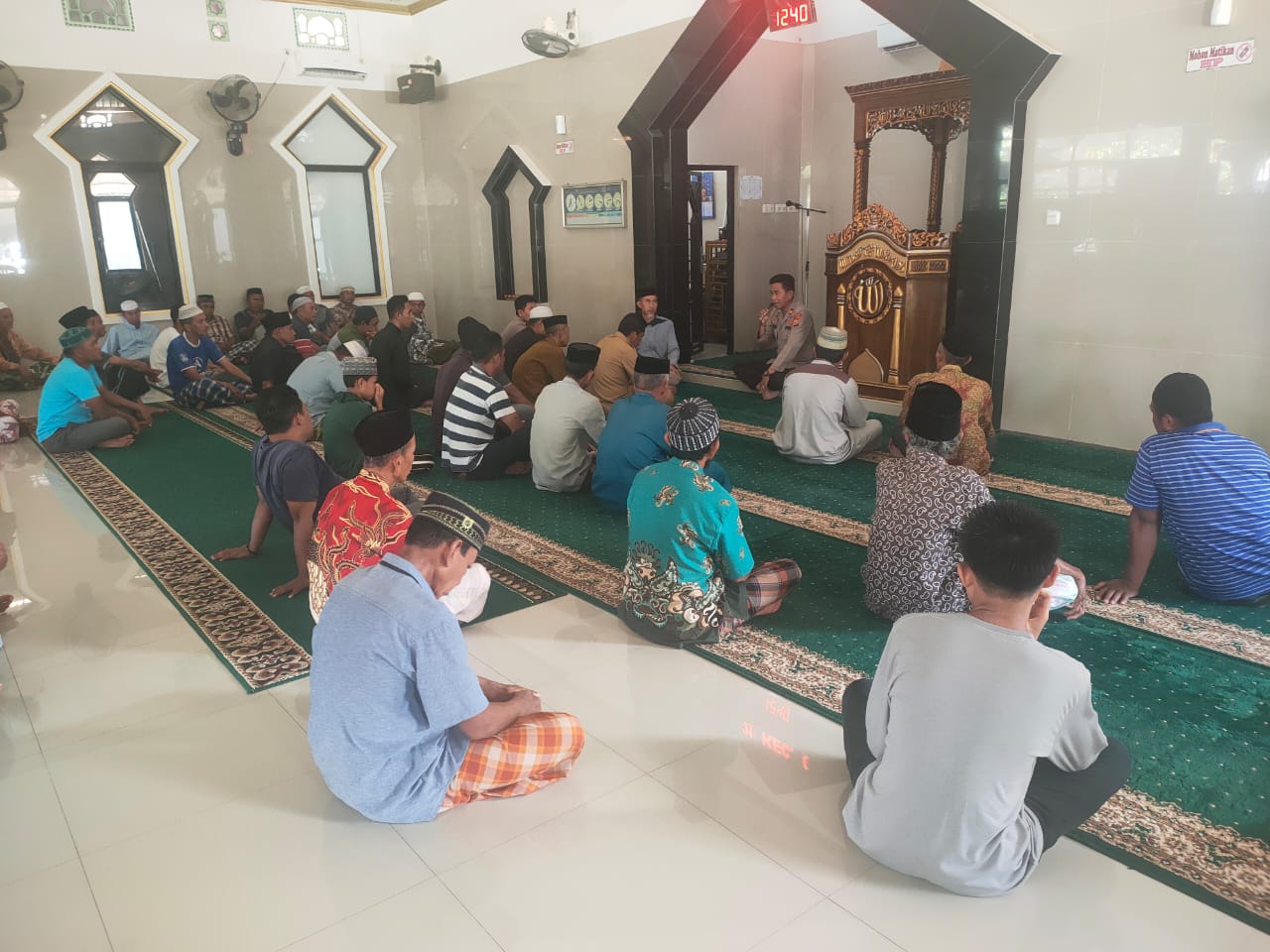 Giat Jum’at Curhat Polsek Galut Bersama Warga Masyarakat Desa Tamasaju