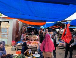Dibulan Suci Ramadhan, Sat Samapta Aktif Patroli di Pasar Tradisional