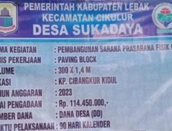 Terkait Dugaan HOK Yang Diborongkan, Ketua TPK Desa Sukadaya Terkesan Abai Dan Enggan Transparan.