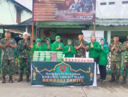 Koramil 03/ Wajo Kel. Pattunuang Kec. Wajo Kota Makassar Berbagi Takjil.