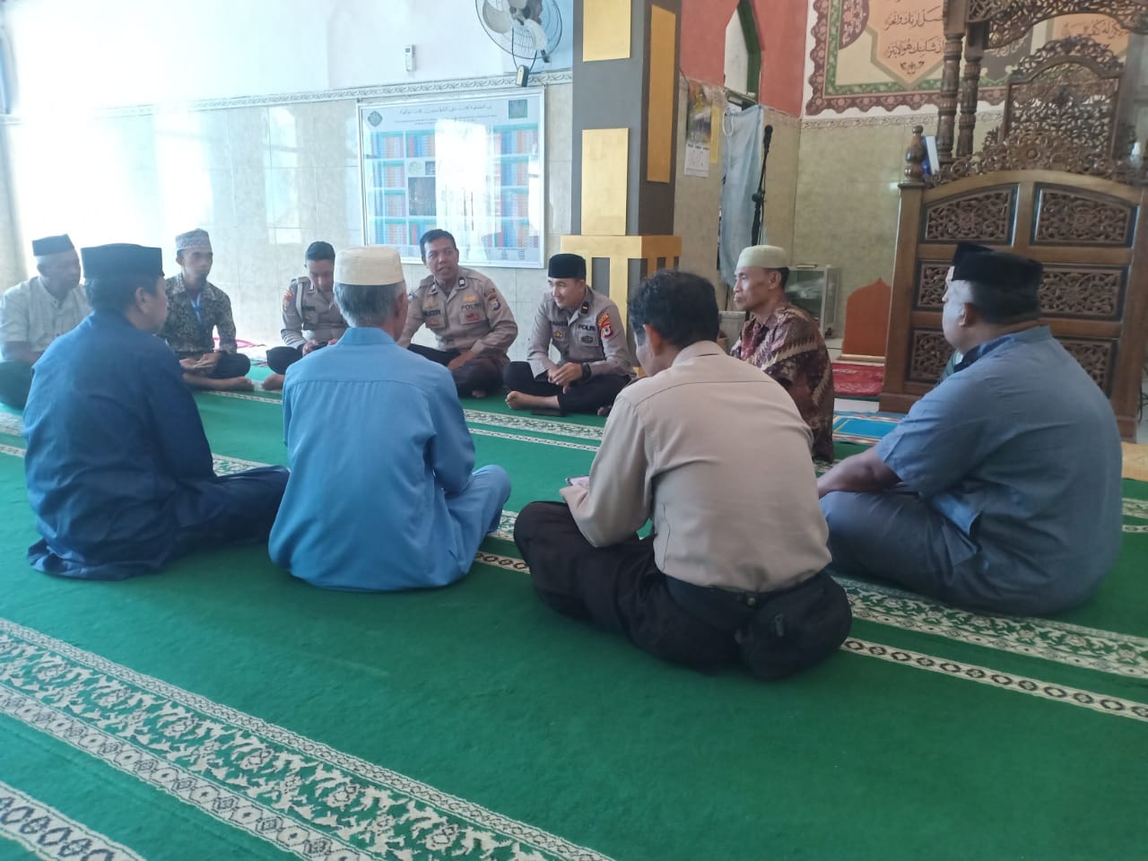 Wakapolsek Galut Gelar Jum’at Curhat Di Bulan Ramadhan