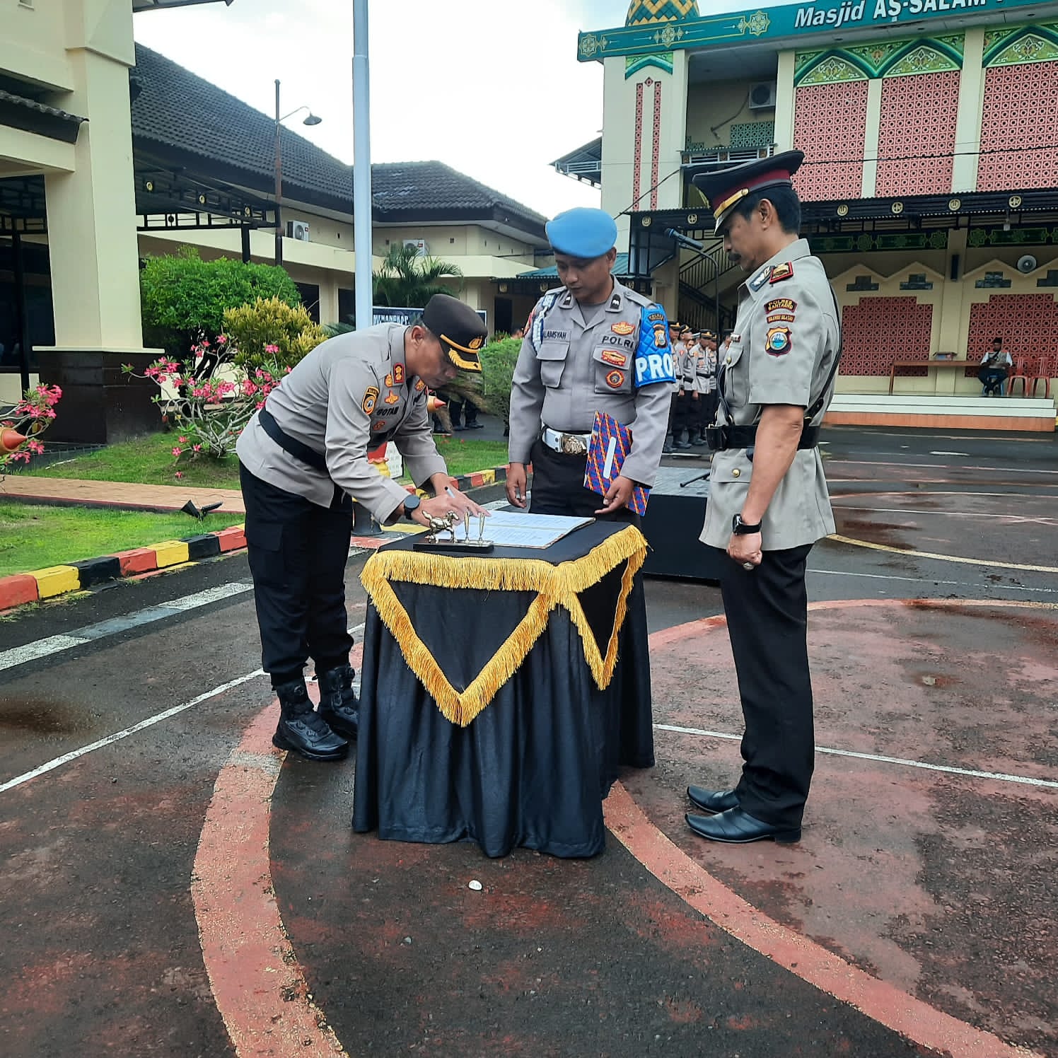 Sertijab di Mapolres Takalar, 3 PJU Resmi Berganti