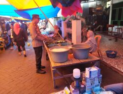 Ciptakan Situasi Aman dan Kondusif, Polsek Pattallassang Gelar Patroli Dialogis di Pasar Tradisional