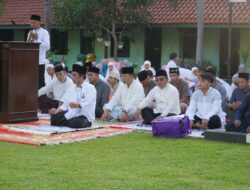 Danrem 064/MY Shalat Idul Fitri 1444 H Bersama Anggota