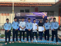 Hari Lebaran,110 WBP Lapas Rangkasbitung Terima Remisi