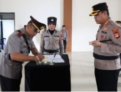 Polres Gowa menggelar upacara serah terima jabatan