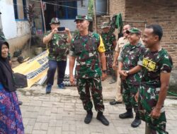 Tim Wasev Tinjau Kinerja Satgas TMMD Ke-116 Kodim 0623/Cilegon Di Desa Cikerai