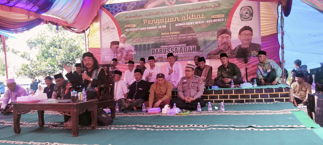 Ketua DPC Partai Gerindra Way Kanan Hadiri Kegiatan Pengajian Akbar Di Kampung Kota Way