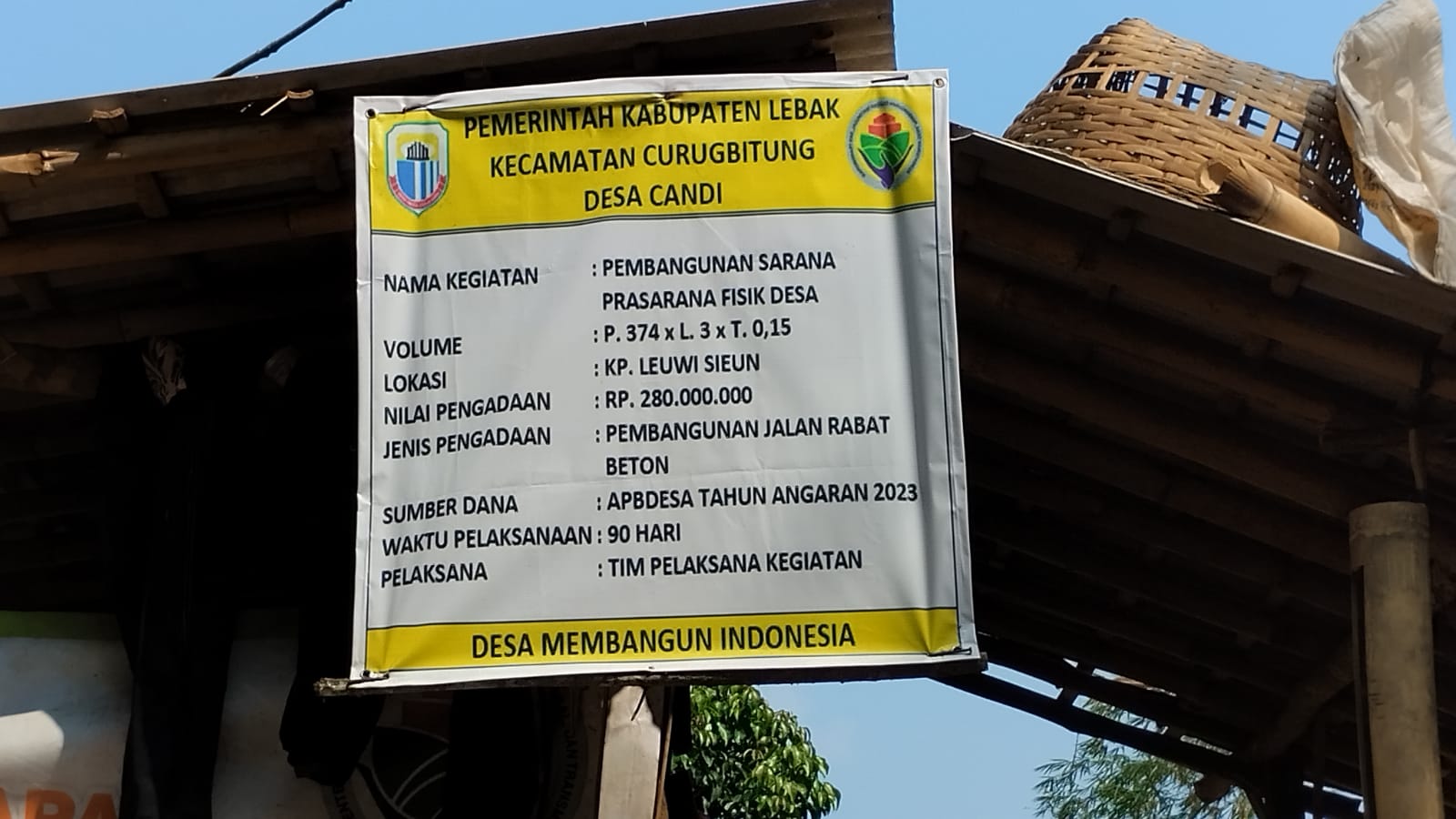 Terkait Pengerjaan Fisik Desa Candi Diduga Di Borongkan, Ini Kata Ekbang Kecamatan Curugbitung.