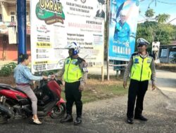 Temukan Pelanggar Lalulintas, Polantas Takalar Berikan Teguran Simpatik dan Humanis