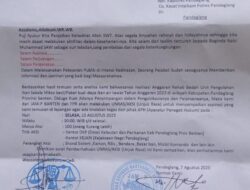 Soal Adanya Dugaan DKP Pandeglang Tidak Transparan JAM-P-BANTEN Dan Aktivis FPR Layangkan Surat Unras
