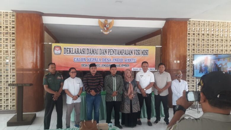 Penyampaian Visi Misi Kades Antar Waktu, Desa Sruni Berjalan Lancar dan Kondusif