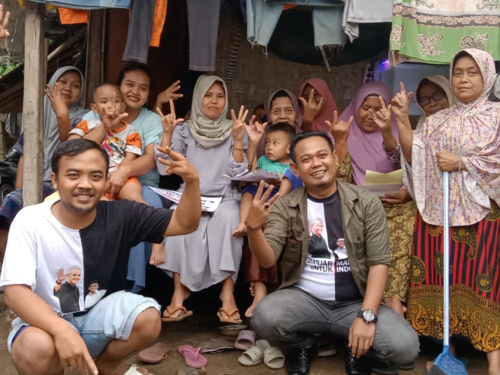 PRABOWO Sambangi Kediaman Mulyadi Jayabaya, RGN-MUDA lakukan NGEJAR NGEnalin GanJAR Di Wilayah Warunggunung