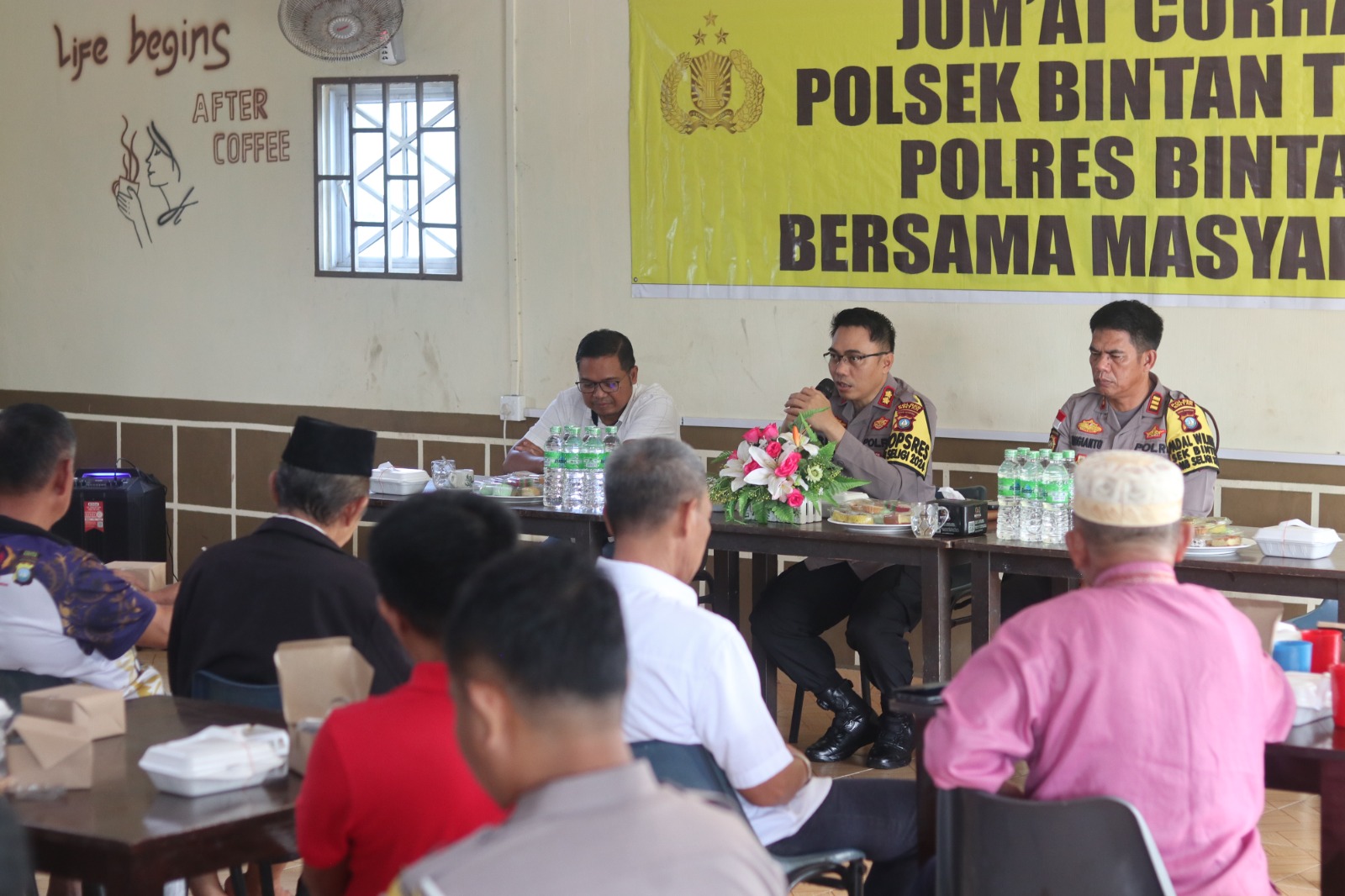 ju’mat Curhat Kapolres Bintan di Bintan Timur, Masyarakat Minta Polisi Lakukan Ini Menjelang Ramadhan 1445H.