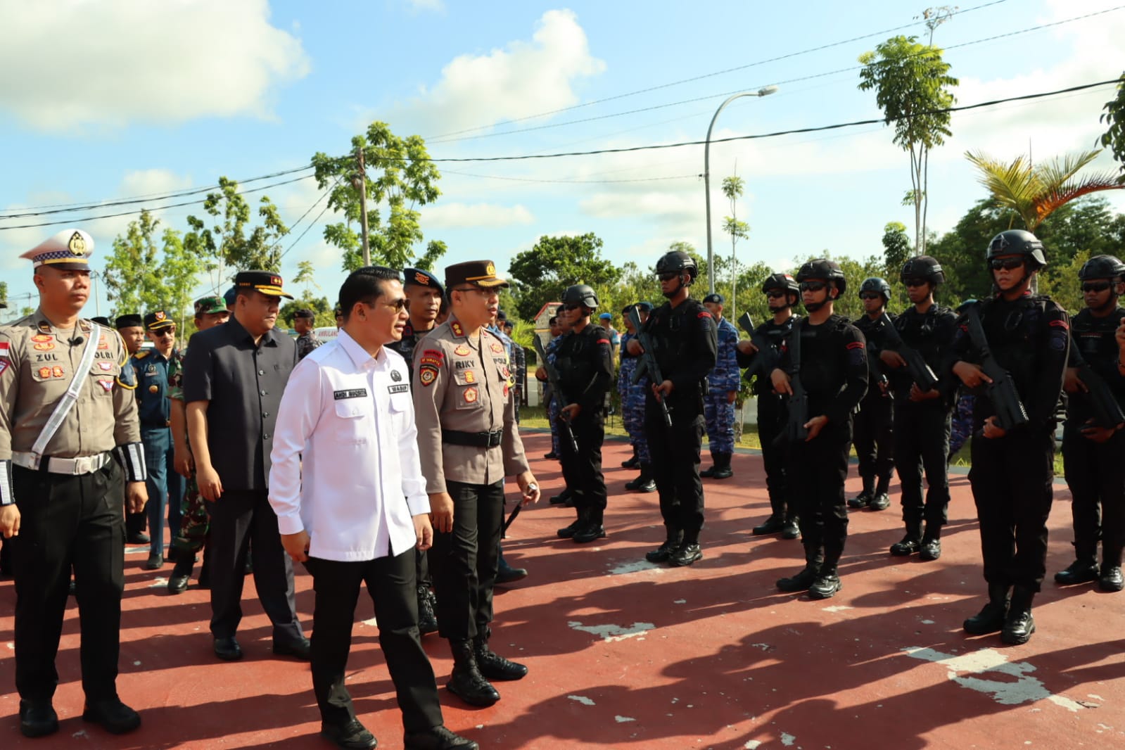 Operasi Ketupat Seligi 2024, Polres Bintan Laksanakan Apel Gelar Pasukan.
