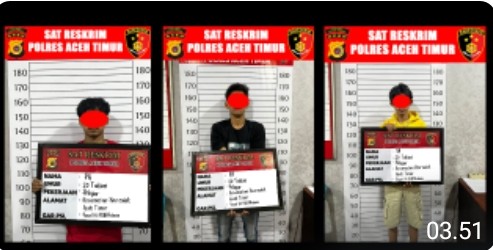 Satreskrim Polres Aceh Timur Amankan Pelaku Pengeroyokan Pemuda di Pantai Leuge Peureulak
