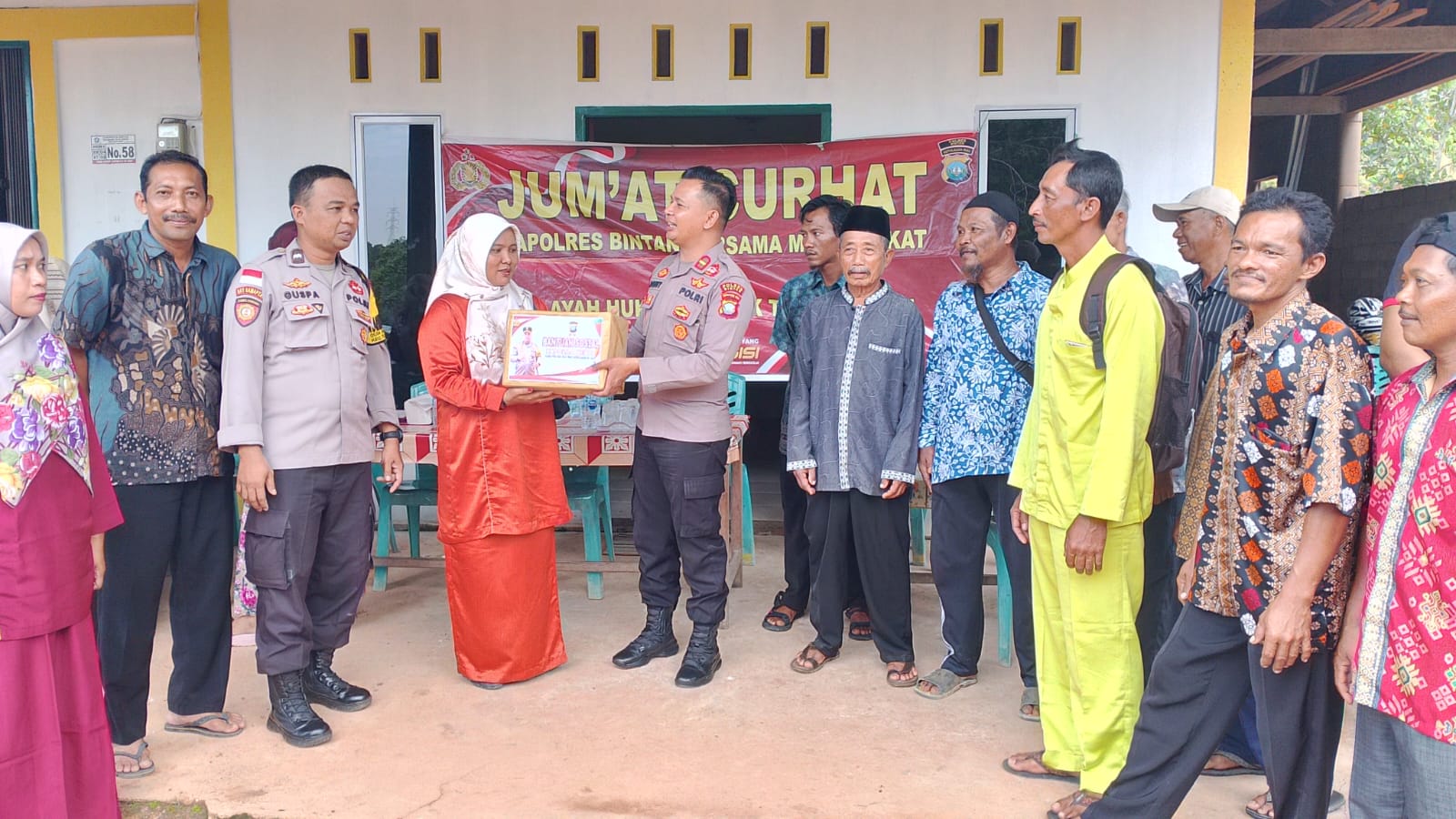 Jumat Curhat Polres Bintan Kembali Tampung Aspirasi dan Keluhan Masyarakat.