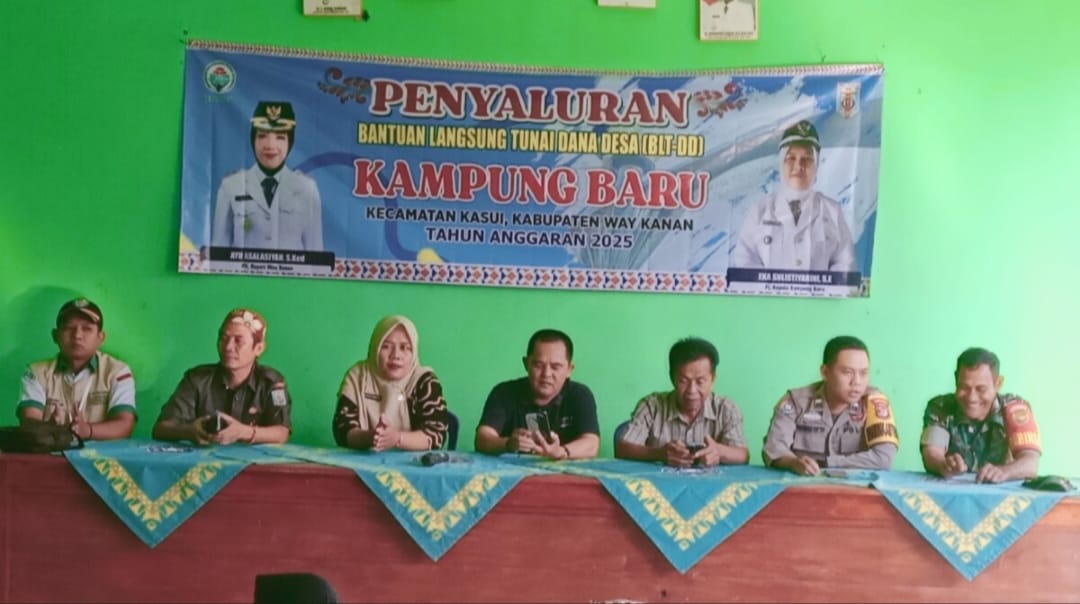 Pemkam Kampung Baru Salurkan BLT DD Tahap 1