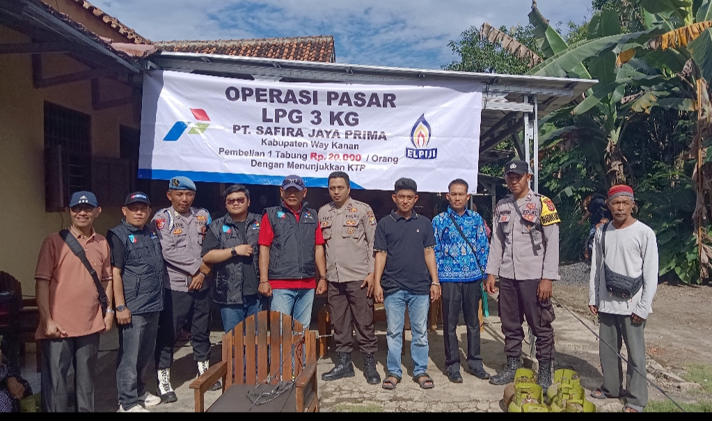 OPRASI PASAR LPG 3KG PT SAFIRA JAYA PRIMA DI PANGKALAN WAWAN TIUH BALAK