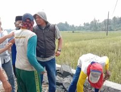 Oknum Kuli Pembangunan TPT Di Desa Sukamanah Ribut Dengan Seorang Pemimpin Redaksi Media Online