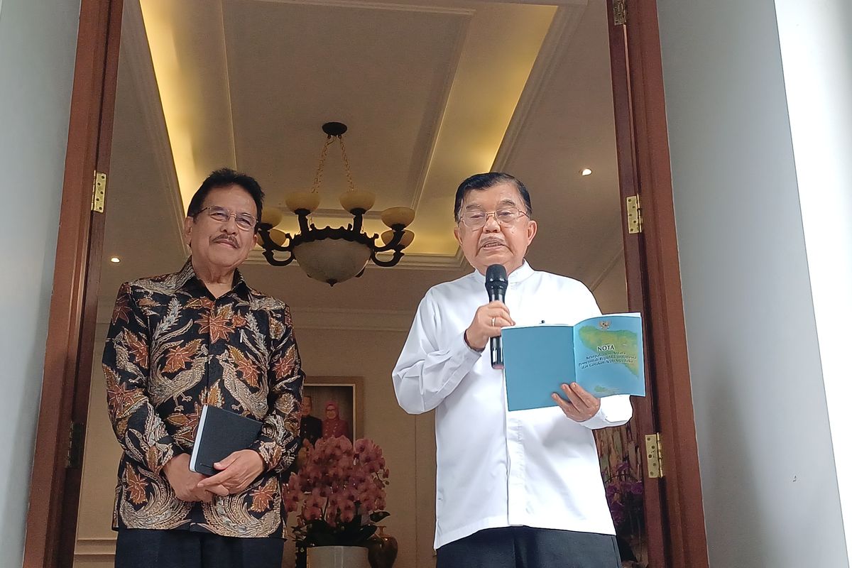 Keputusan Mendagri Soal 4 Pulau Aceh Masuk Sumut, JK Sebut Cacat Formil
