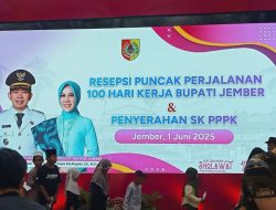Bupati Jember Memberikan SK Pegawai PPPk Se Banyak 1.847 Bupati Jember Memberikan SK Pegawai PPPk Se Banyak 1.847