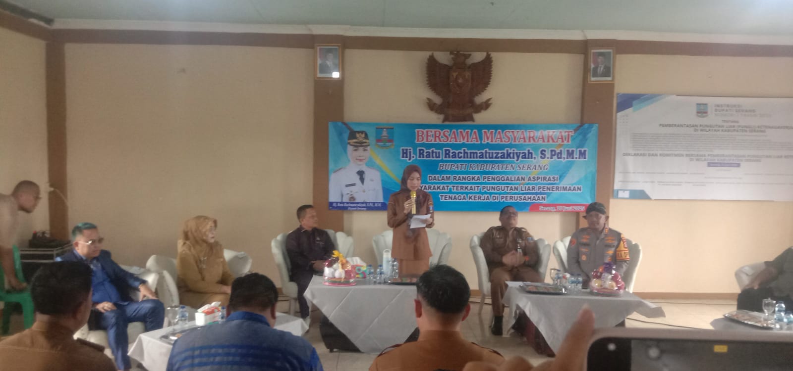 Bupati Kabupaten Serang Deklarasi Pemberantasan Pungli di dunia Kerja
