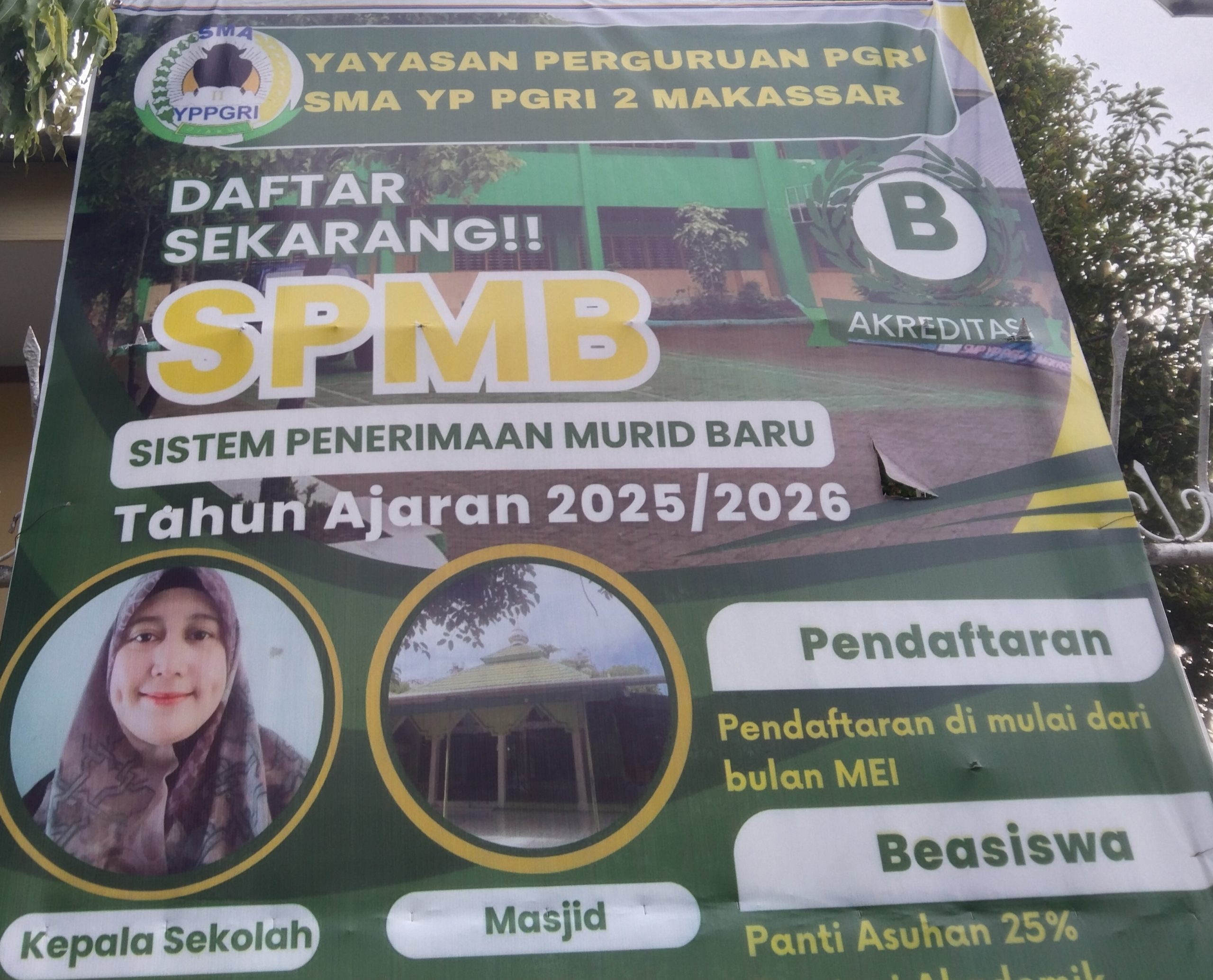 SMA YP PGRI 2 Makassar Buka Pendaftaran Siswa Baru Tahun Ajaran 2025/2026, Tawarkan Beragam Fasilitas dan Beasiswa