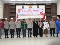 Sambut Hari Bhayangkara Ke-79 Polres Aceh Timur Gelar Doa Lintas Agama Sambut Hari Bhayangkara Ke-79 Polres Aceh Timur Gelar Doa Lintas Agama