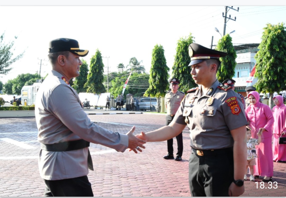 Menjelang Hari Bhayangkara Ke 79, 48 Personel Polres Aceh Timur Naik Pangkat