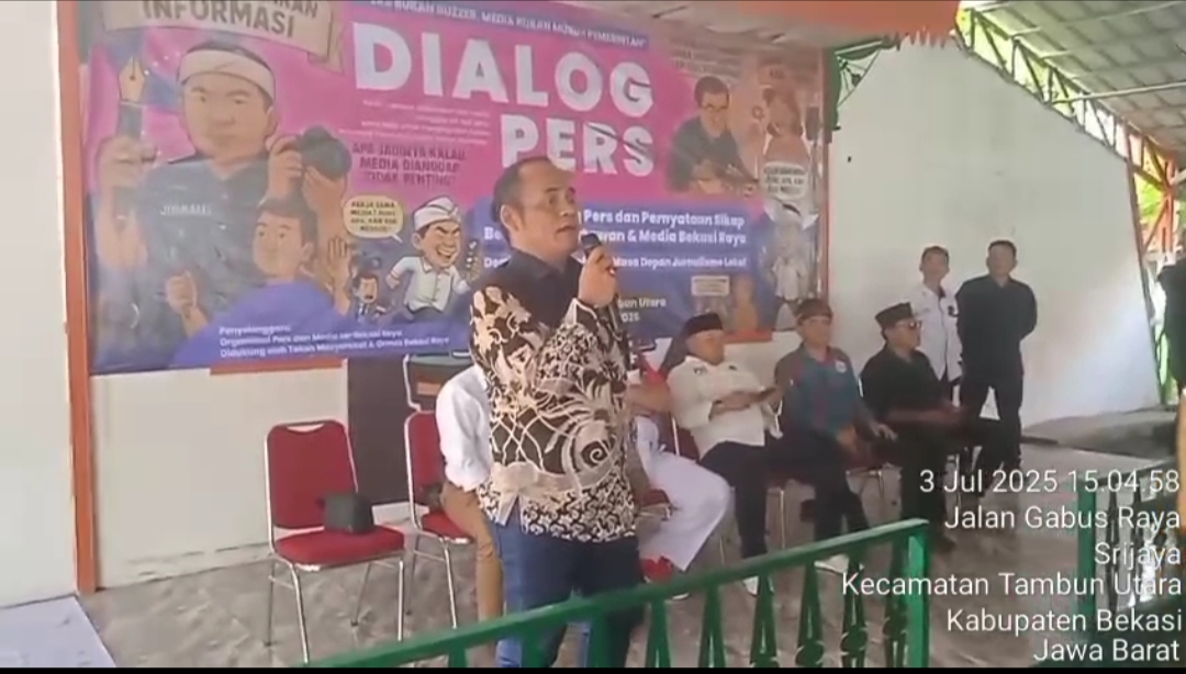 Ratusan Insan Pers Bekasi Raya Desak KDM Klarifikasi Terkait Statemen Tidak Ingin Kerjasama Dengan Media