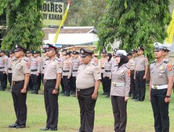 44 Personel Polres Way Kanan Naik Pangkat Periode 1 Juli 2025