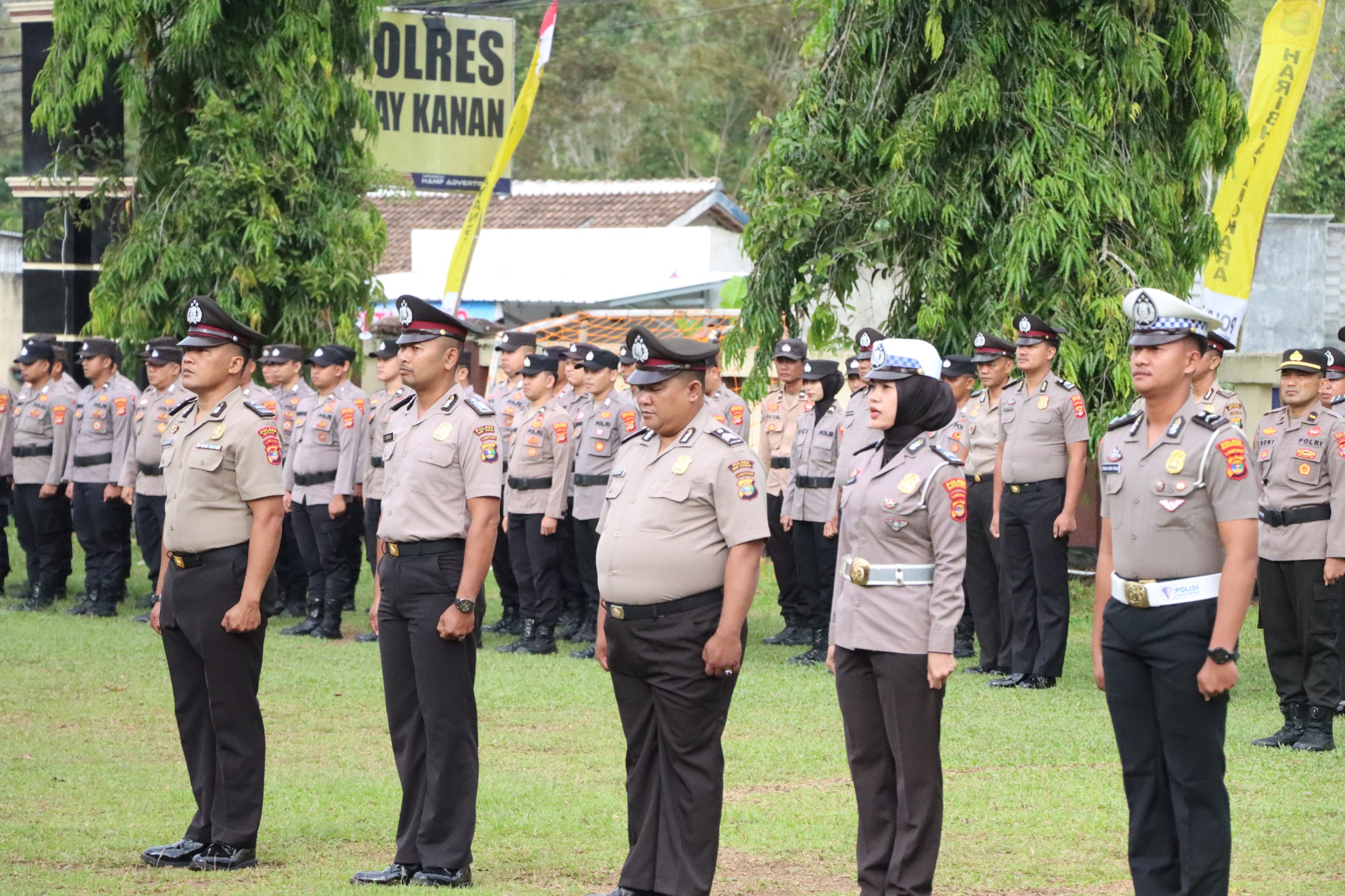 44 Personel Polres Way Kanan Naik Pangkat Periode 1 Juli 2025